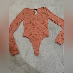 Floral Lace Long Sleeve Bodysuit